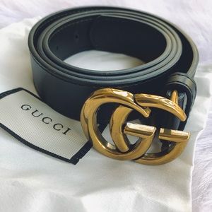 Gucci marmont GG buckle belt